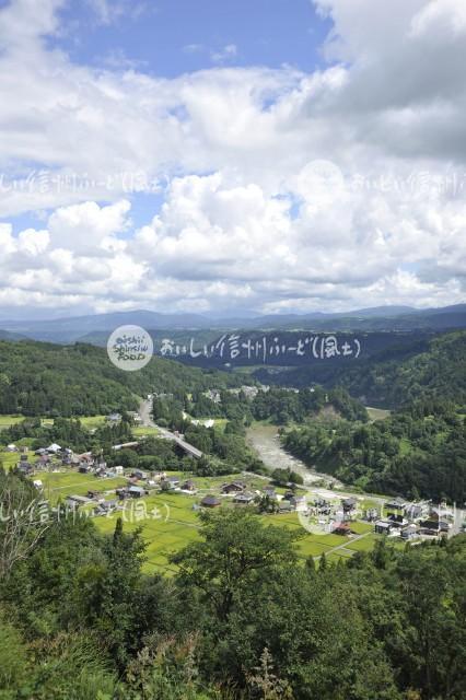 栄村の農村風景