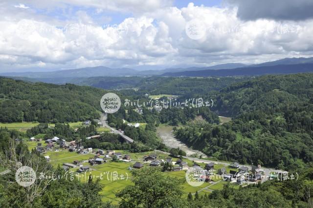 栄村の農村風景