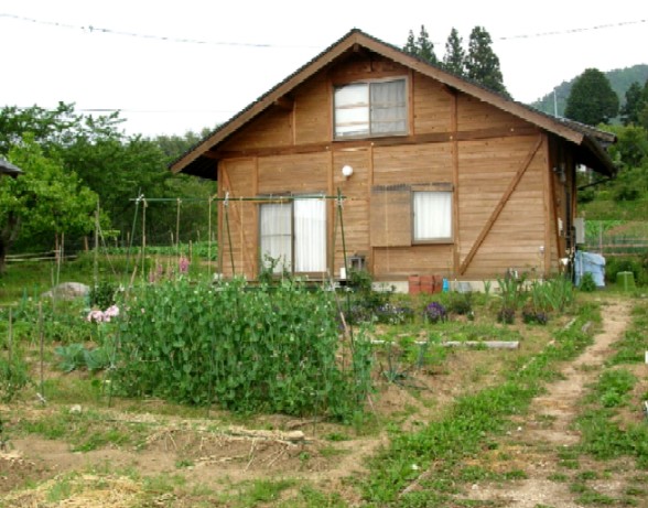 ラウベ（休憩小屋）付きの市民農園（飯田市小野子）