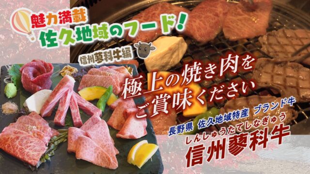 佐久地域の農畜水産物をＰＲする動画が完成しました！