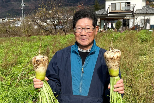 辛味の奥に甘さがある「ねずみ大根」。味の秘密は寒さにあり